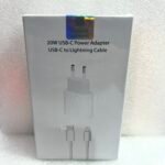 20W USB-C Power Adapter
USB-C to Lightning Cable