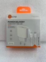 basike POWER DELIVERY
CARREGADOR TURBO 30W Cabo de Dados
Lightning Incluso